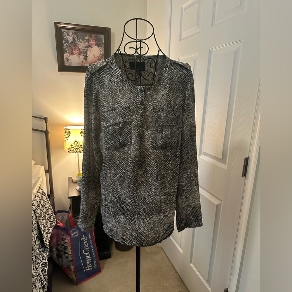 Cynthia Rowley🎃 long sleeve blouse.